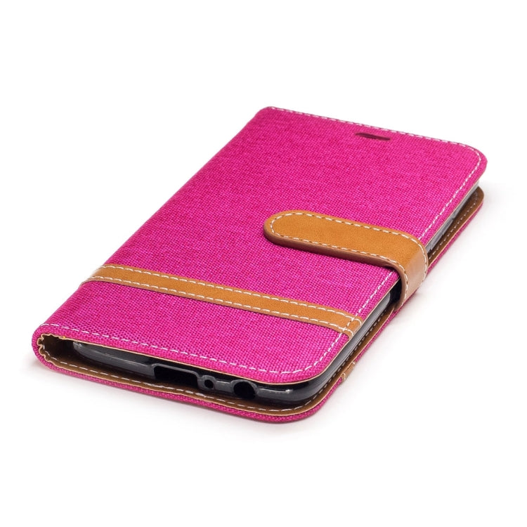 For Motorola Moto G5 Plus Denim Texture Leather Case with Holder & Card Slots & Wallet & Lanyard