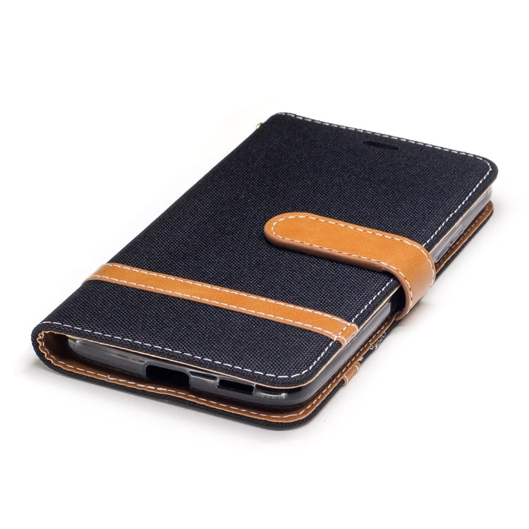 For Motorola Moto G (5th Gen.) Denim Texture Leather Case with Holder & Card Slots & Wallet & Lanyard