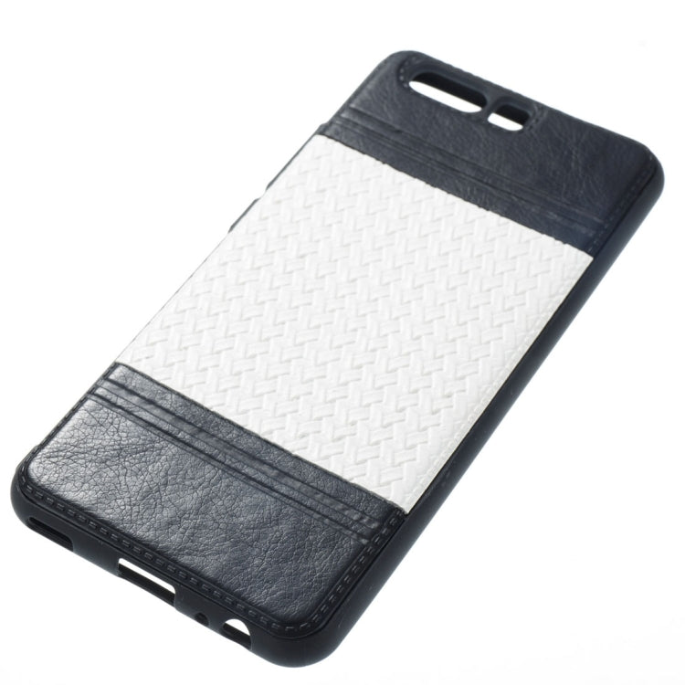 For Huawei  P10 Electroplating Knit Texture TPU Paste Skin Protective Case