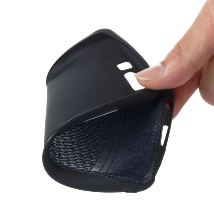 For Huawei  P10 Electroplating Knit Texture TPU Paste Skin Protective Case