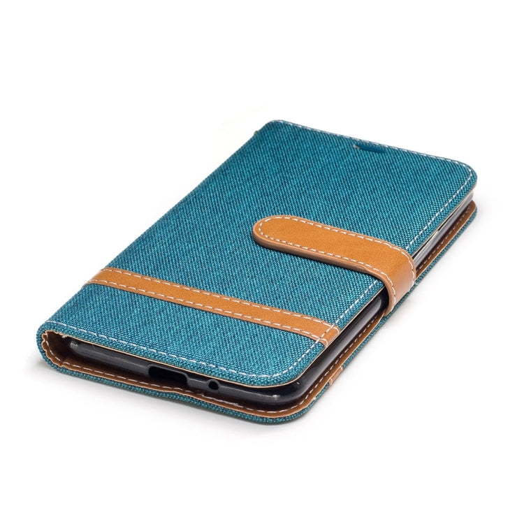 For LG K4 (2017) (EU Version) Denim Texture Leather Case with Holder & Card Slots & Wallet & Lanyard