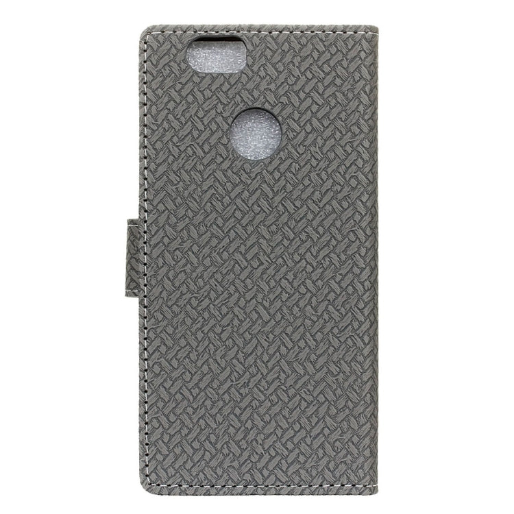 For Huawei nova Weaving Texture Horizontal Flip PU Leather Case with Holder & Card Slots & Wallet & Photo Frame