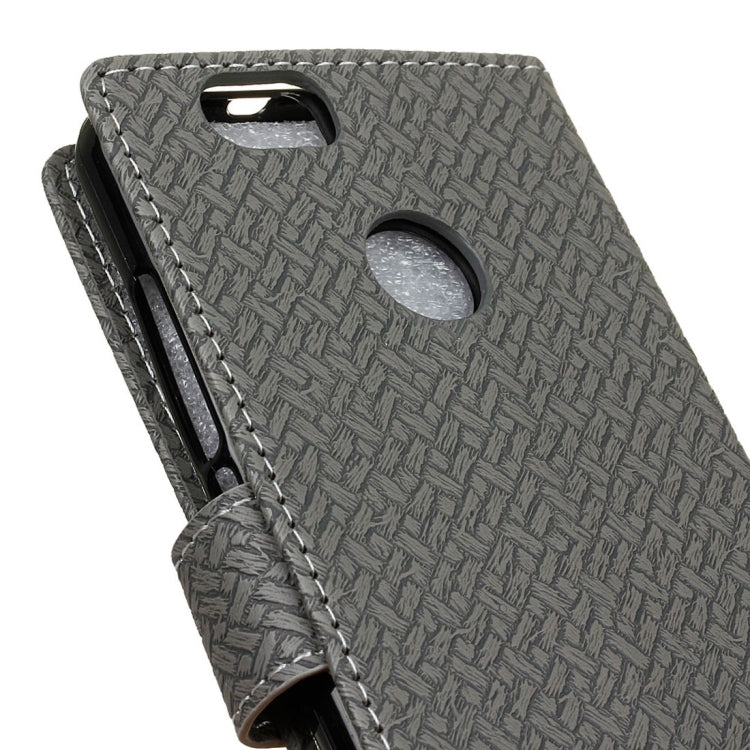 For Huawei nova Weaving Texture Horizontal Flip PU Leather Case with Holder & Card Slots & Wallet & Photo Frame