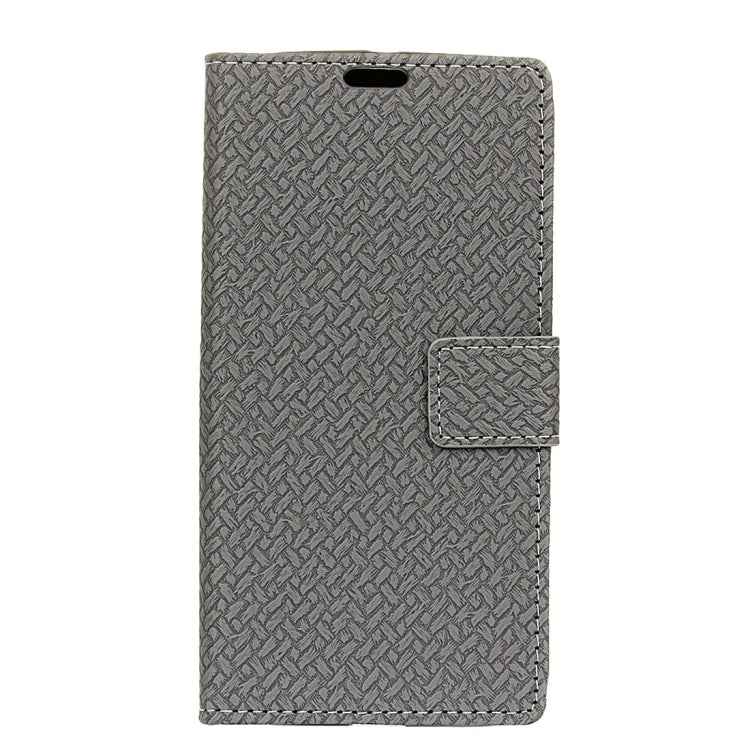 For Lenovo K6 / K6 Power Weaving Texture Horizontal Flip PU Leather Case with Holder & Card Slots & Wallet & Photo Frame