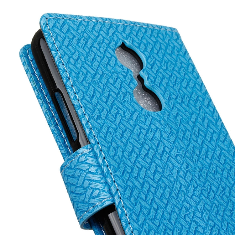 For Lenovo K6 / K6 Power Weaving Texture Horizontal Flip PU Leather Case with Holder & Card Slots & Wallet & Photo Frame