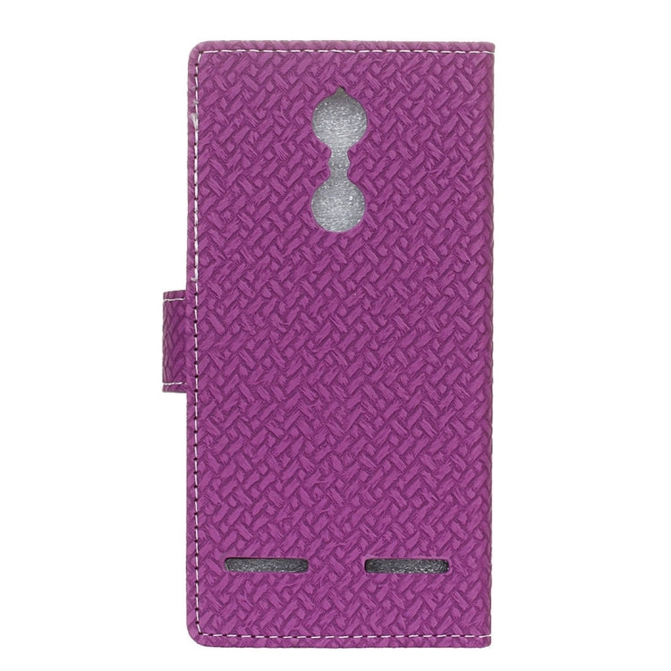 For Lenovo K6 / K6 Power Weaving Texture Horizontal Flip PU Leather Case with Holder & Card Slots & Wallet & Photo Frame