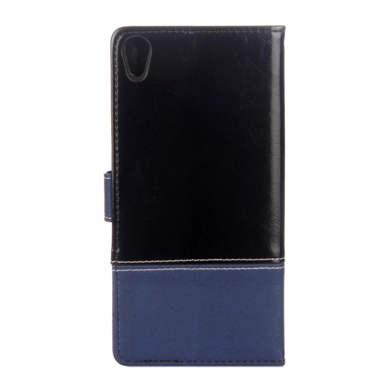 For Sony Xperia XA1 Ultra Lace Stitching Leather Case with Card Slots & Holder & Wallet