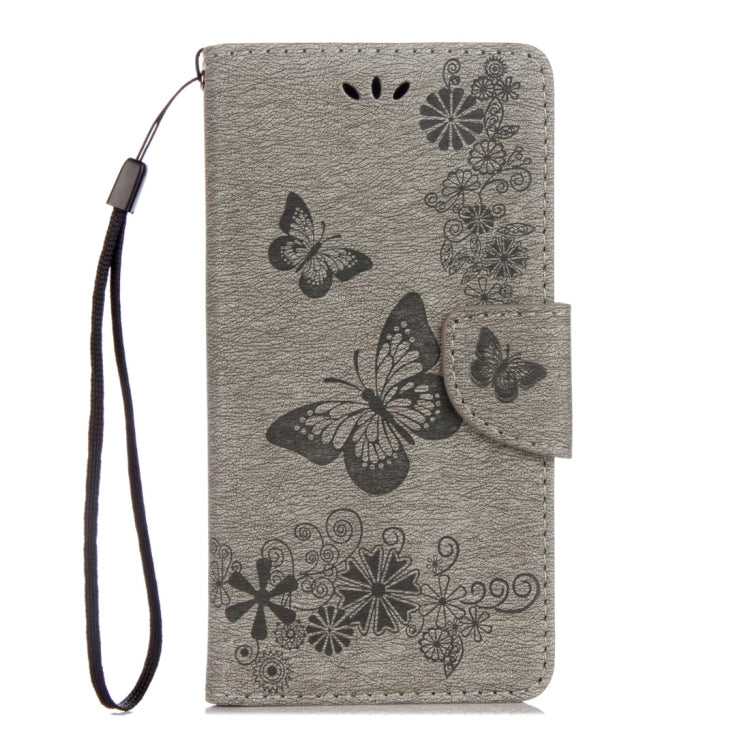 For Motorola Moto G5 Plus Pressed Flowers Butterfly Pattern Horizontal Flip Leather Case with Holder & Card Slots & Wallet