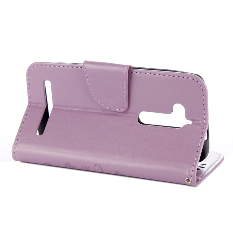 For ASUS Zenfone Go ZB500KL Pressed Flowers Pattern Horizontal Flip Leather Case with Holder & Card Slots & Wallet