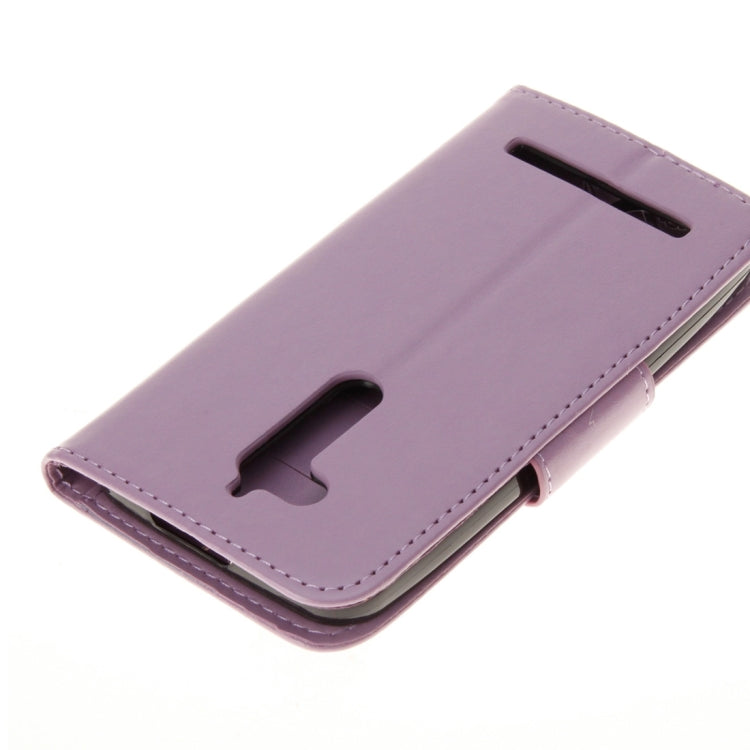 For ASUS Zenfone Go ZB500KL Pressed Flowers Pattern Horizontal Flip Leather Case with Holder & Card Slots & Wallet