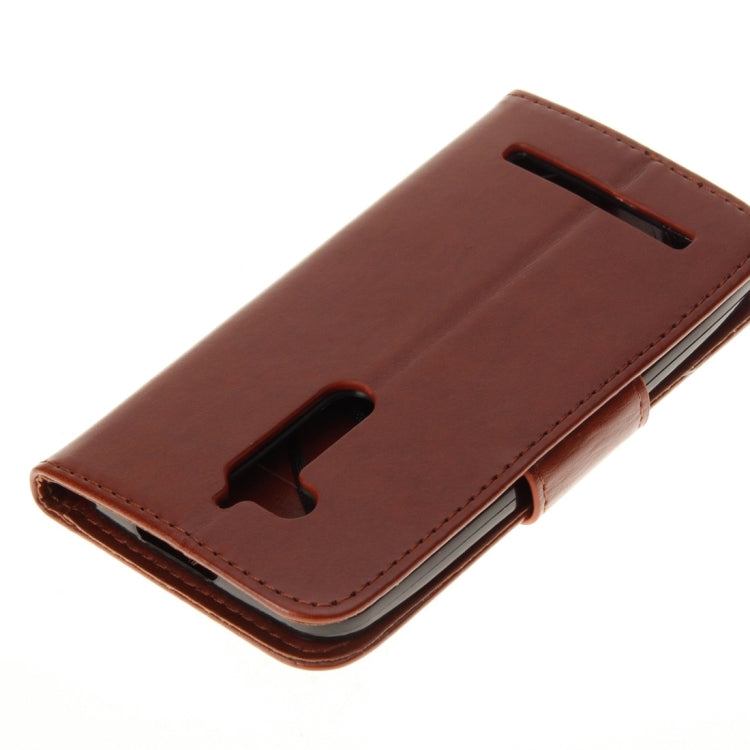 For ASUS Zenfone Go ZB500KL Pressed Flowers Pattern Horizontal Flip Leather Case with Holder & Card Slots & Wallet