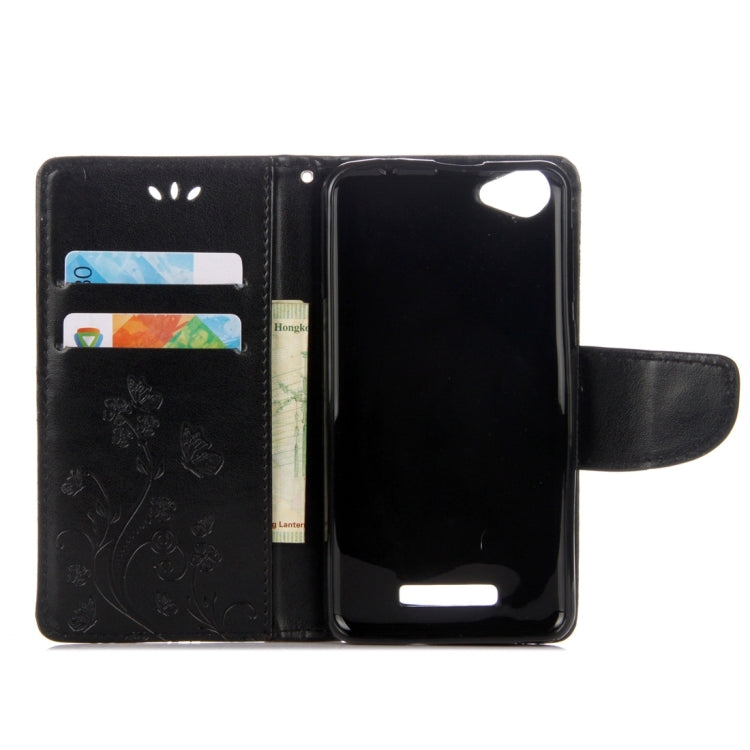 For Wiko Lenny3 Max Pressed Flowers Pattern Horizontal Flip Leather Case with Holder & Card Slots & Wallet