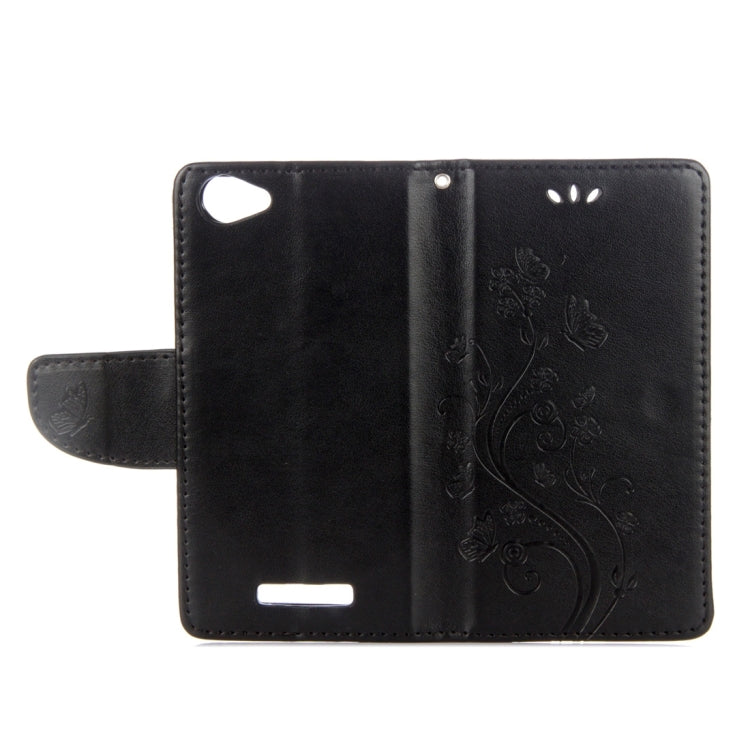 For Wiko Lenny3 Max Pressed Flowers Pattern Horizontal Flip Leather Case with Holder & Card Slots & Wallet