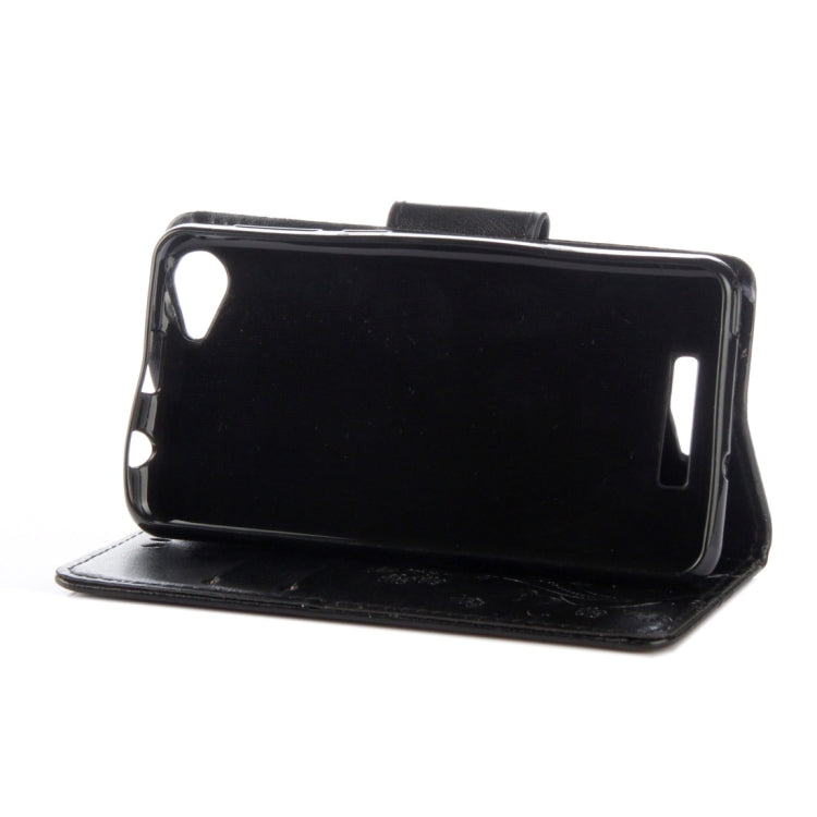 For Wiko Lenny3 Max Pressed Flowers Pattern Horizontal Flip Leather Case with Holder & Card Slots & Wallet