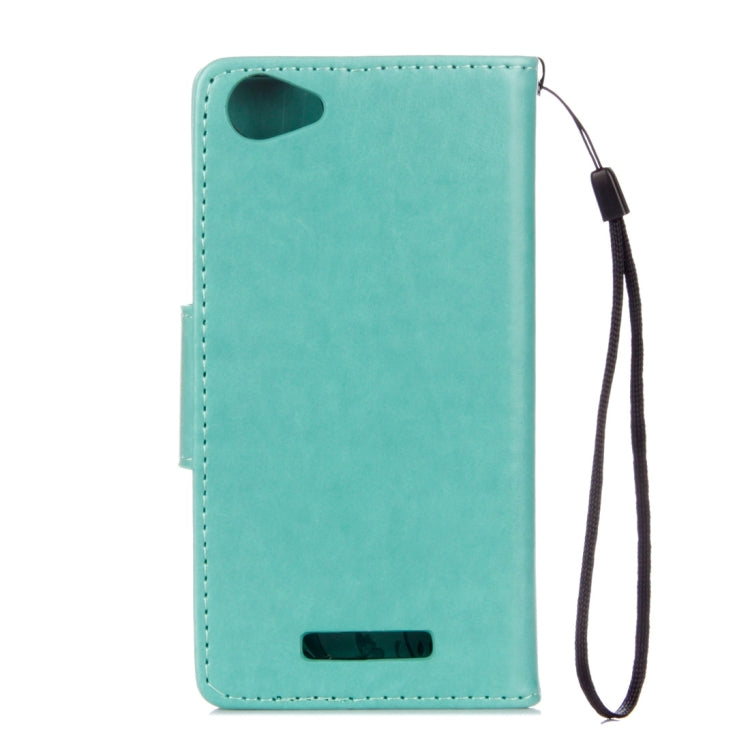 For Wiko Lenny3 Max Pressed Flowers Pattern Horizontal Flip Leather Case with Holder & Card Slots & Wallet