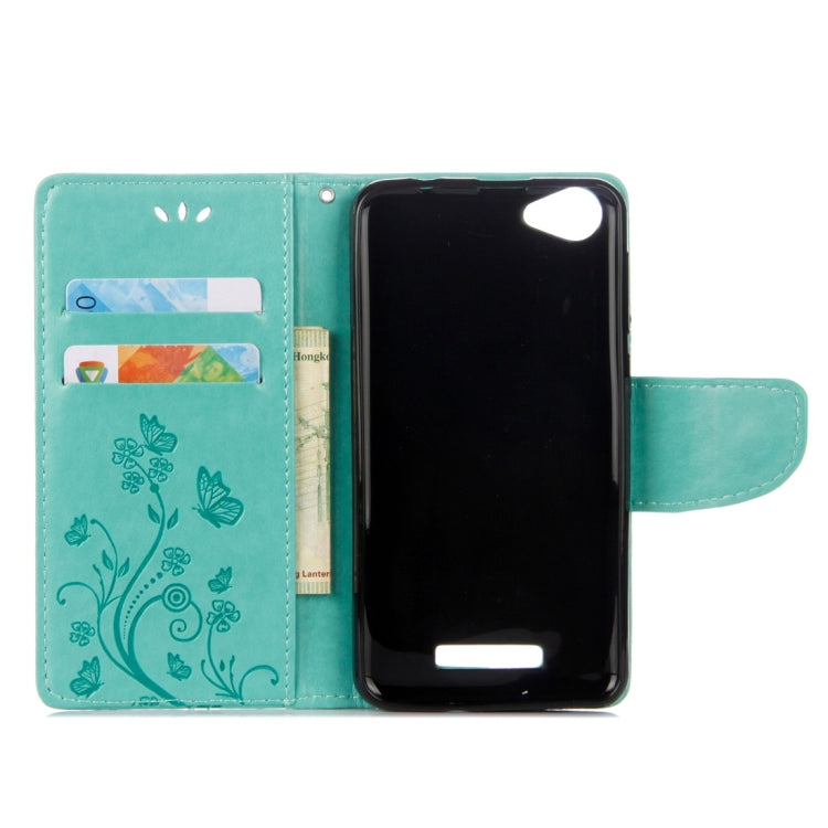 For Wiko Lenny3 Max Pressed Flowers Pattern Horizontal Flip Leather Case with Holder & Card Slots & Wallet