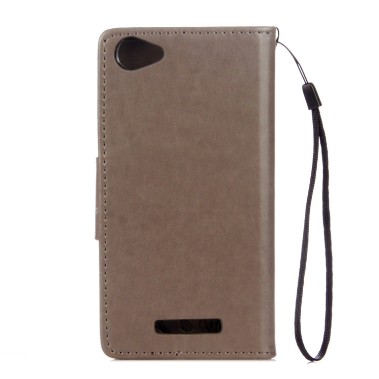 For Wiko Lenny3 Max Pressed Flowers Pattern Horizontal Flip Leather Case with Holder & Card Slots & Wallet