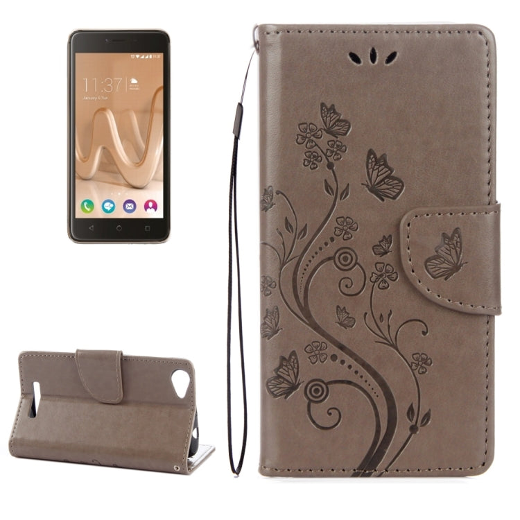 For Wiko Lenny3 Max Pressed Flowers Pattern Horizontal Flip Leather Case with Holder & Card Slots & Wallet