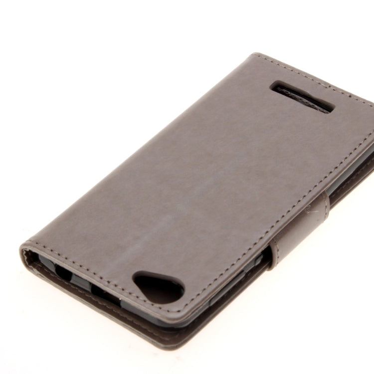 For Wiko Lenny3 Max Pressed Flowers Pattern Horizontal Flip Leather Case with Holder & Card Slots & Wallet