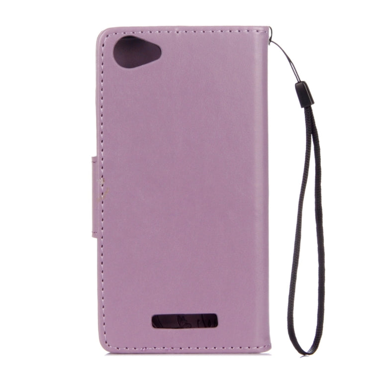 For Wiko Lenny3 Max Pressed Flowers Pattern Horizontal Flip Leather Case with Holder & Card Slots & Wallet