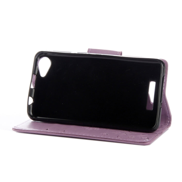 For Wiko Lenny3 Max Pressed Flowers Pattern Horizontal Flip Leather Case with Holder & Card Slots & Wallet