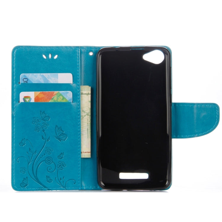 For Wiko Lenny3 Max Pressed Flowers Pattern Horizontal Flip Leather Case with Holder & Card Slots & Wallet
