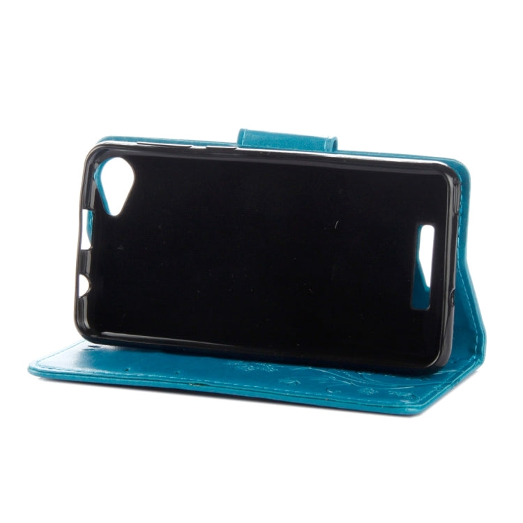 For Wiko Lenny3 Max Pressed Flowers Pattern Horizontal Flip Leather Case with Holder & Card Slots & Wallet