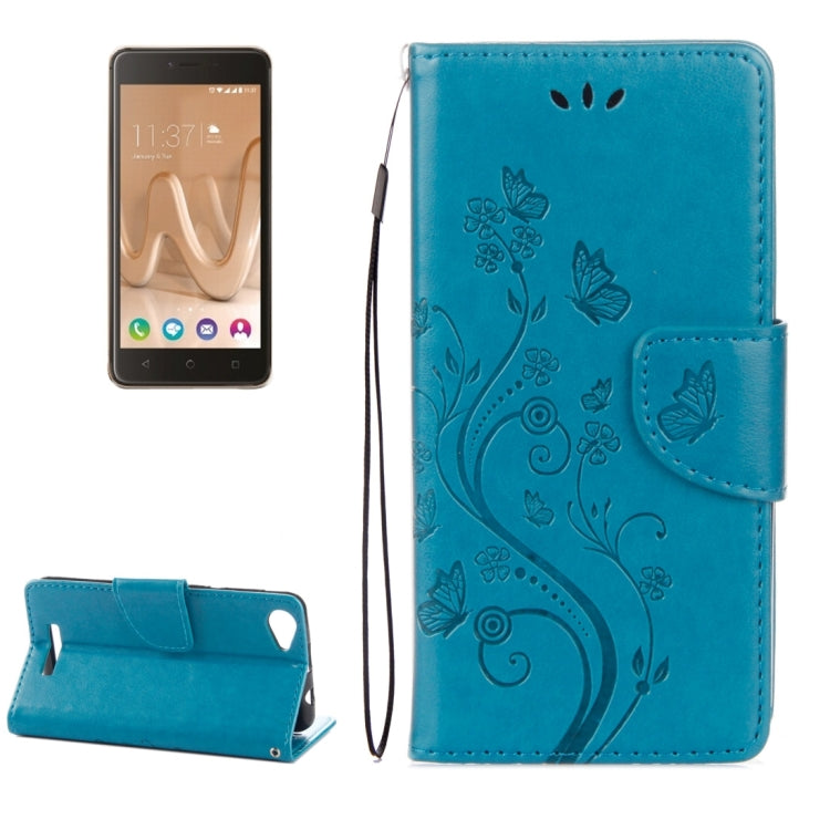 For Wiko Lenny3 Max Pressed Flowers Pattern Horizontal Flip Leather Case with Holder & Card Slots & Wallet