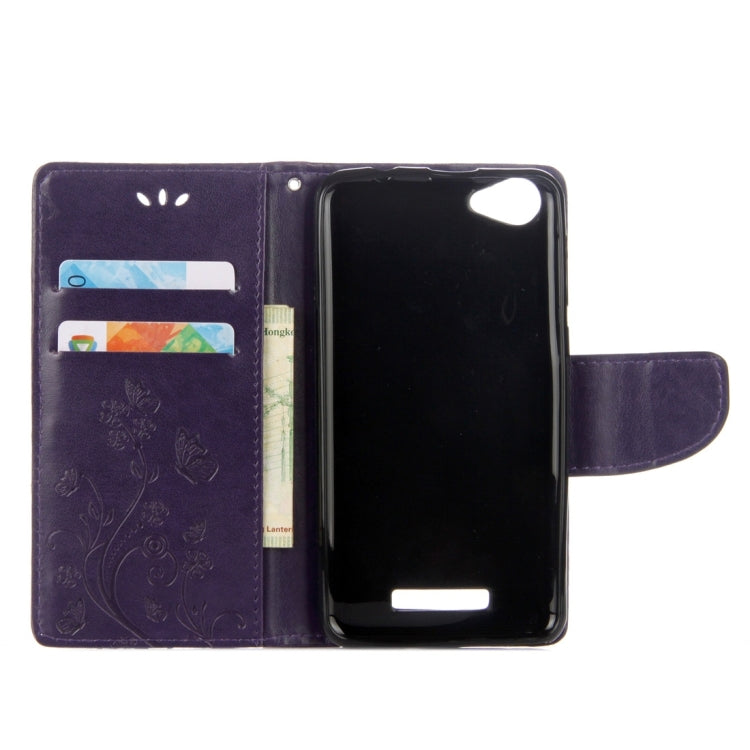 For Wiko Lenny3 Max Pressed Flowers Pattern Horizontal Flip Leather Case with Holder & Card Slots & Wallet