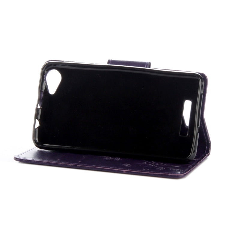 For Wiko Lenny3 Max Pressed Flowers Pattern Horizontal Flip Leather Case with Holder & Card Slots & Wallet