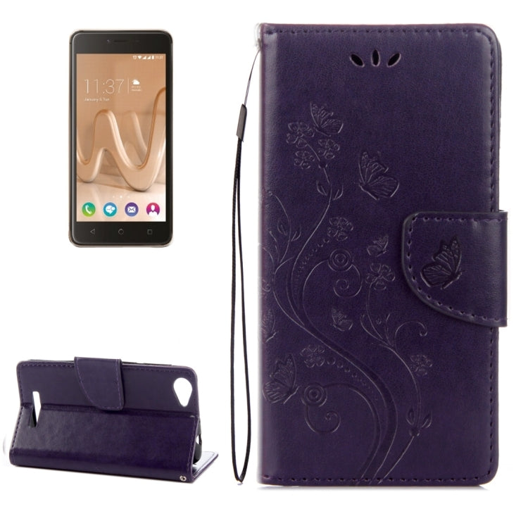 For Wiko Lenny3 Max Pressed Flowers Pattern Horizontal Flip Leather Case with Holder & Card Slots & Wallet