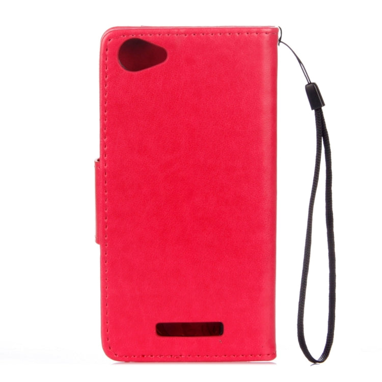 For Wiko Lenny3 Max Pressed Flowers Pattern Horizontal Flip Leather Case with Holder & Card Slots & Wallet