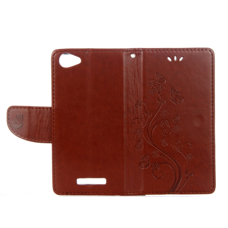 For Wiko Lenny3 Max Pressed Flowers Pattern Horizontal Flip Leather Case with Holder & Card Slots & Wallet