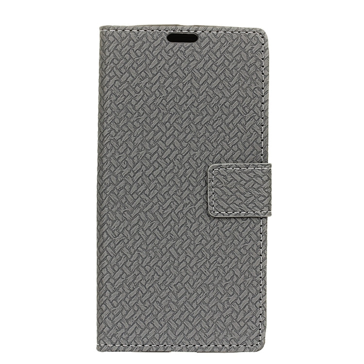 For Wiko JERRY MAX & LENNY3 MAX Horizontal Flip Weave Leather Case with Holder & Card Slots & Wallet