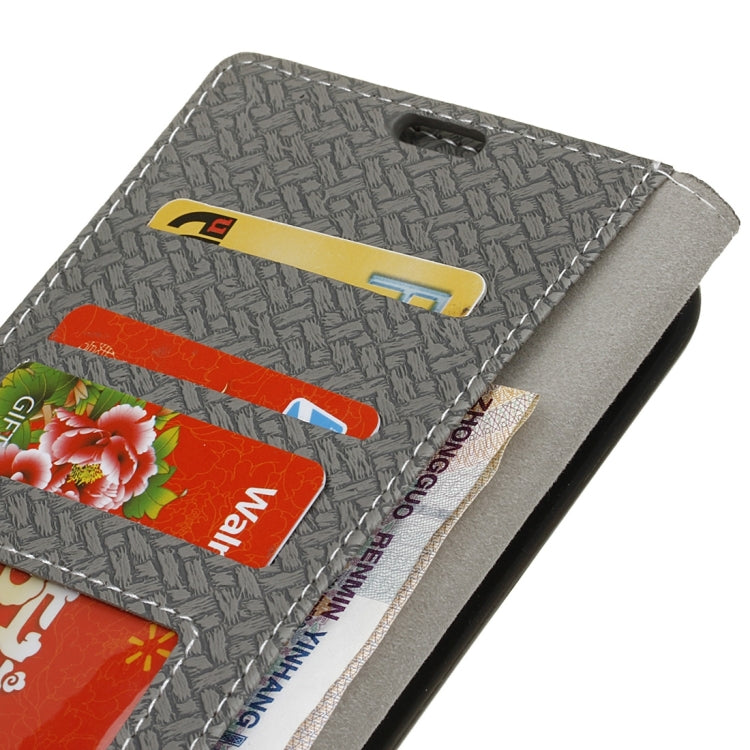 For Wiko JERRY MAX & LENNY3 MAX Horizontal Flip Weave Leather Case with Holder & Card Slots & Wallet