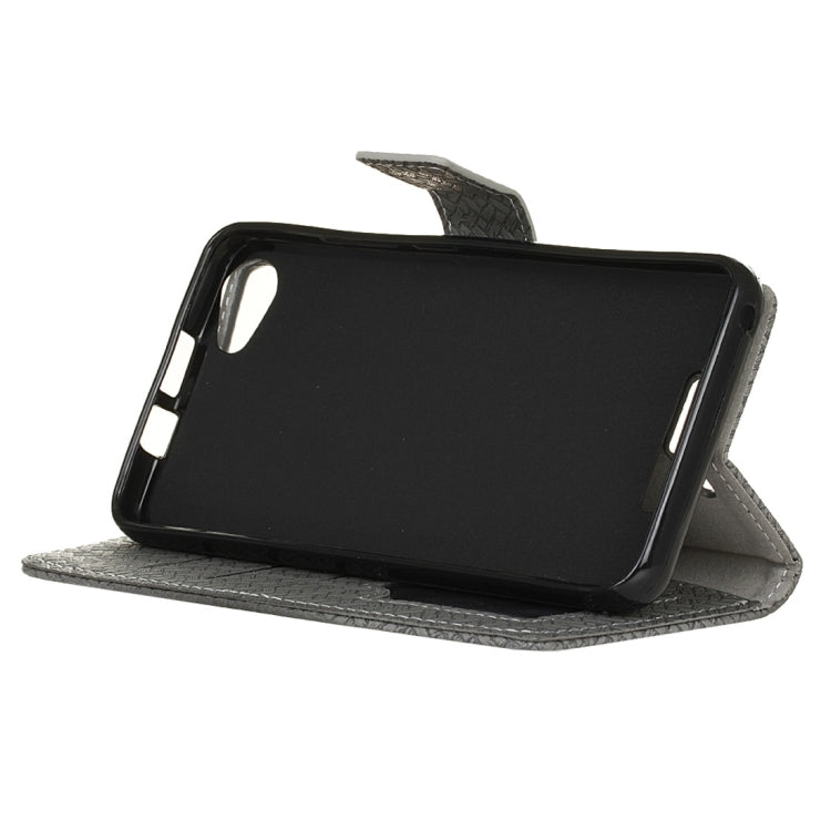 For Wiko JERRY MAX & LENNY3 MAX Horizontal Flip Weave Leather Case with Holder & Card Slots & Wallet