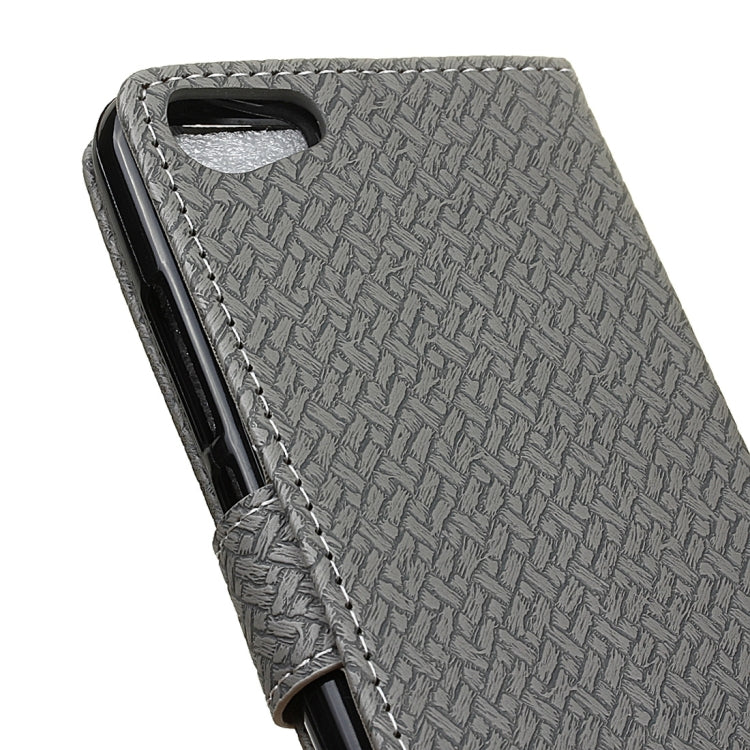 For Wiko JERRY MAX & LENNY3 MAX Horizontal Flip Weave Leather Case with Holder & Card Slots & Wallet