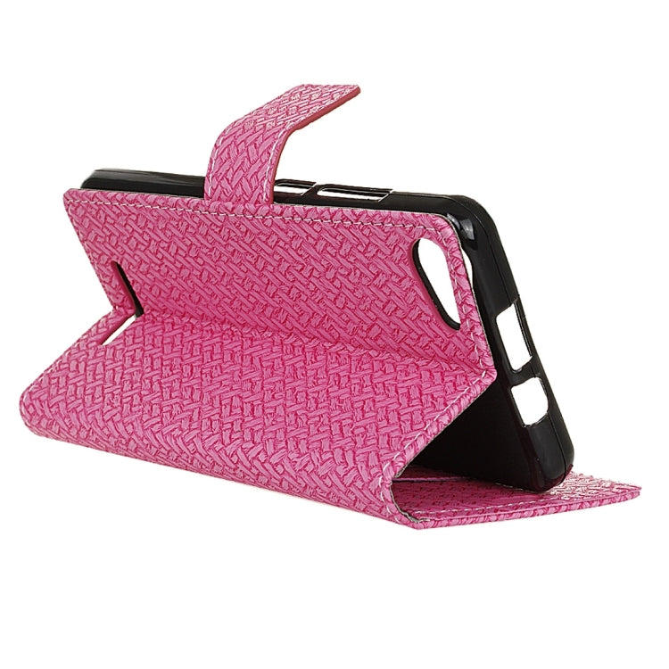 For Wiko JERRY MAX & LENNY3 MAX Horizontal Flip Weave Leather Case with Holder & Card Slots & Wallet