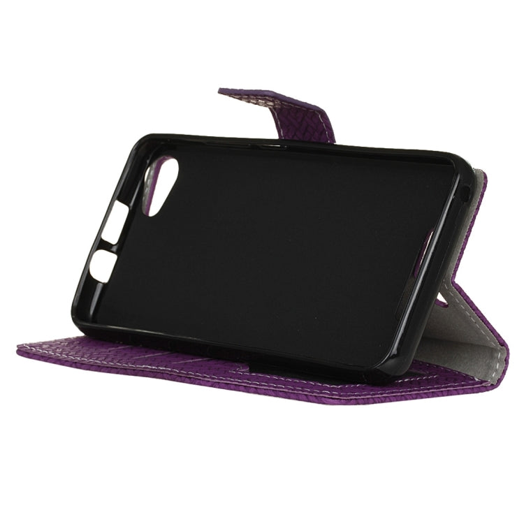 For Wiko JERRY MAX & LENNY3 MAX Horizontal Flip Weave Leather Case with Holder & Card Slots & Wallet