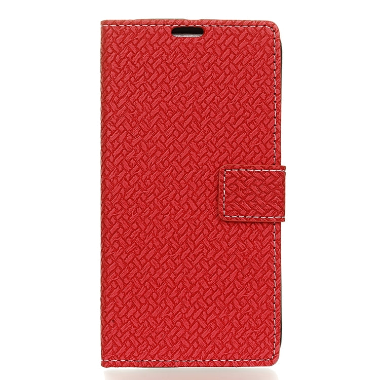 For Wiko JERRY MAX & LENNY3 MAX Horizontal Flip Weave Leather Case with Holder & Card Slots & Wallet