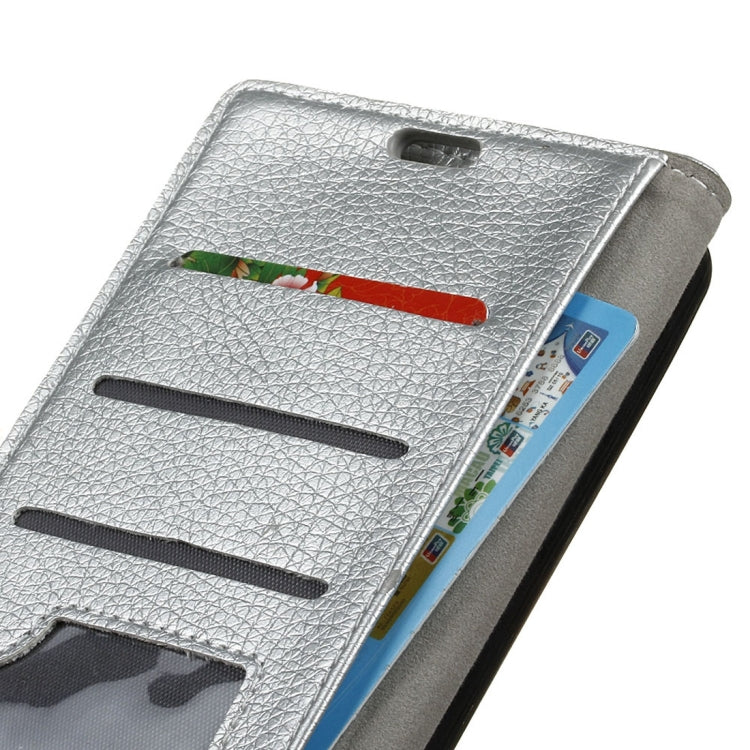 For Alcatel A3 XL Litchi Texture Horizontal Flip Leather Case with Holder & Card Slots & Wallet
