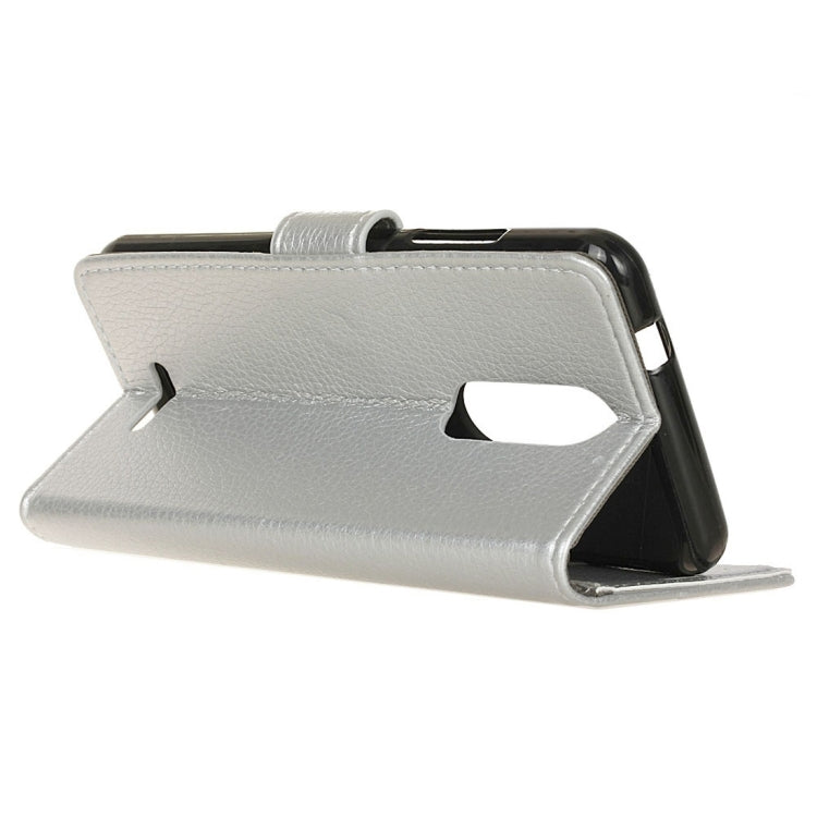 For Alcatel A3 XL Litchi Texture Horizontal Flip Leather Case with Holder & Card Slots & Wallet