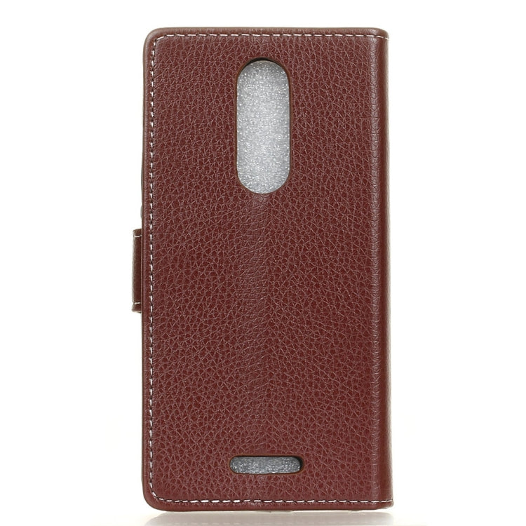 For Alcatel A3 XL Litchi Texture Horizontal Flip Leather Case with Holder & Card Slots & Wallet