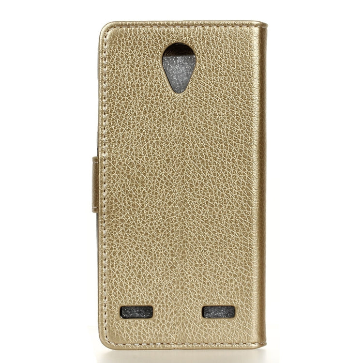 For ZTE  Blade A520 Litchi Texture Horizontal Flip Leather Case with Holder & Card Slots & Wallet