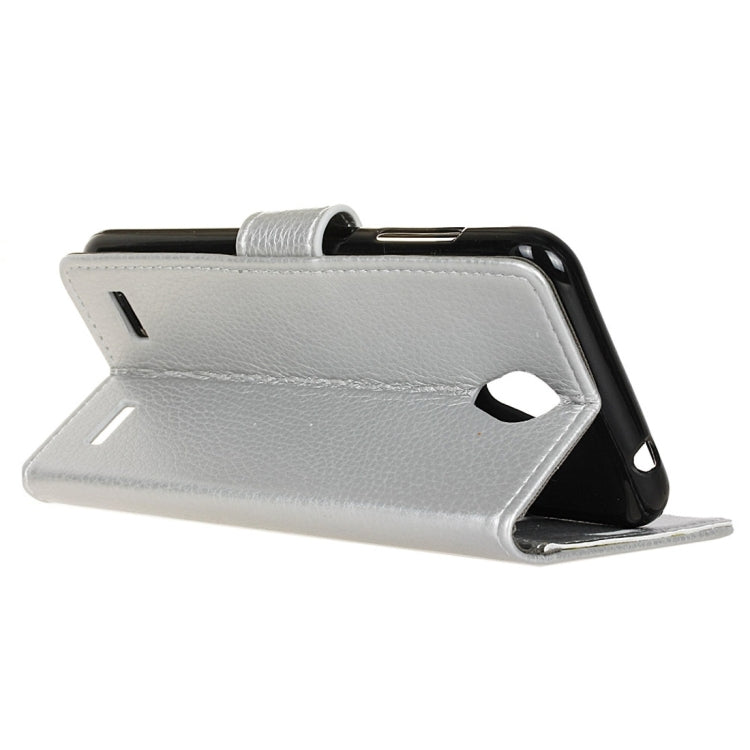 For ZTE  Blade A520 Litchi Texture Horizontal Flip Leather Case with Holder & Card Slots & Wallet