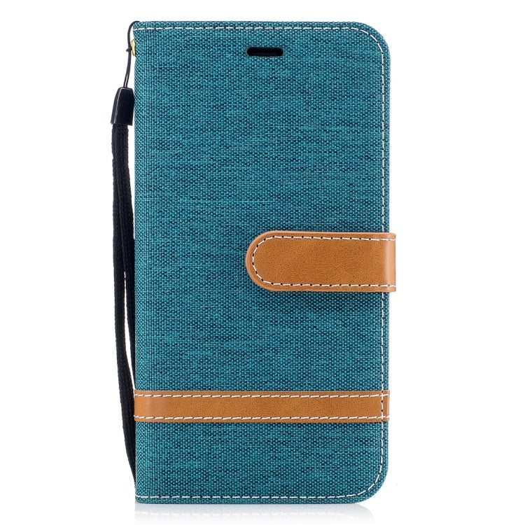 For Huawei  P10 Lite Denim Texture Leather Case with Holder & Card Slots & Wallet & Lanyard