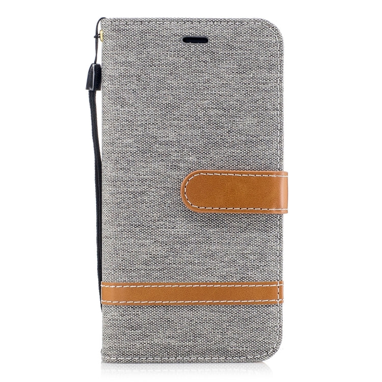 For Huawei  P10 Lite Denim Texture Leather Case with Holder & Card Slots & Wallet & Lanyard