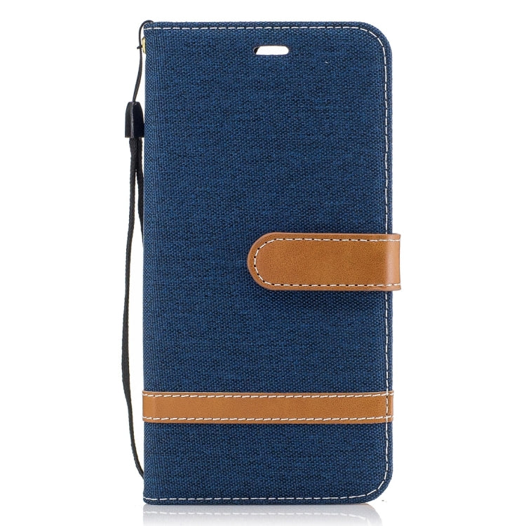 For Huawei  P10 Plus Denim Texture Leather Case with Holder & Card Slots & Wallet & Lanyard