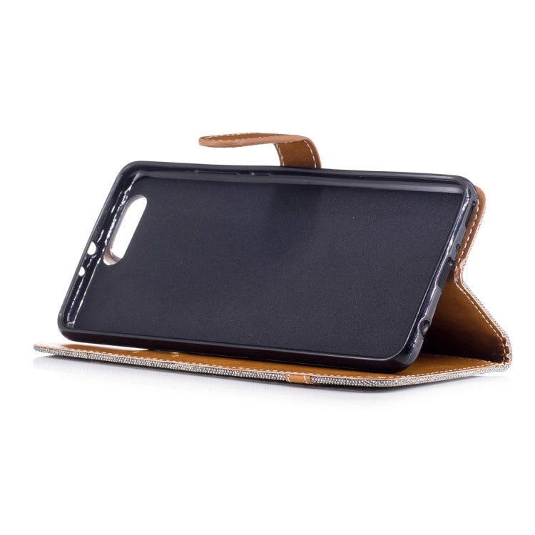 For Huawei  P10 Plus Denim Texture Leather Case with Holder & Card Slots & Wallet & Lanyard