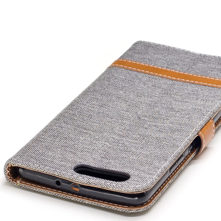 For Huawei  P10 Plus Denim Texture Leather Case with Holder & Card Slots & Wallet & Lanyard